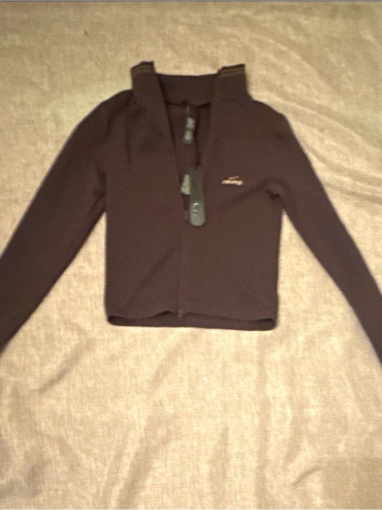 SKIMS Jackets & Blazers - SKIMS Women's Dark Brown sweater